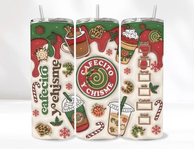 Christmas Cafecito Tumbler 20 Oz