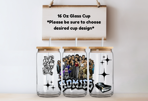 16 Oz Glass Cup - Cholo Designs