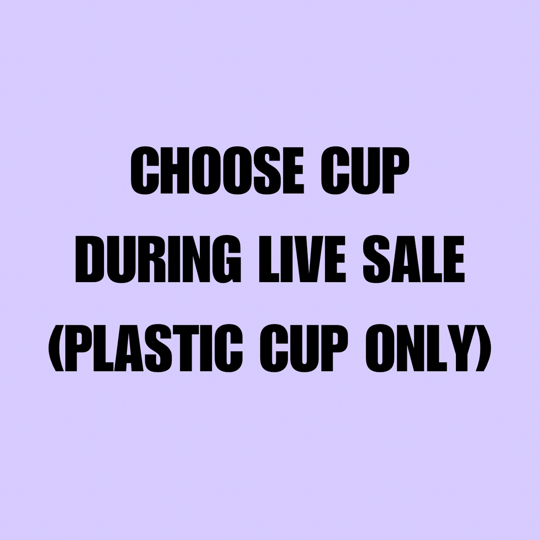 16 Oz Plastic Cup - Live Sale