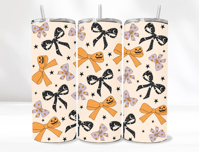 Spooky Bows Tumbler 20 Oz