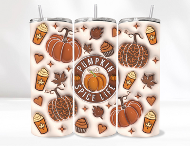 Pumpkin Spice Life Tumbler 20 Oz