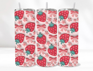 Strawberry Tumbler 20 Oz