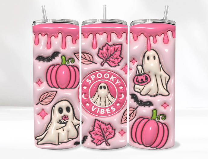 Spooky Pink Tumbler 20 Oz