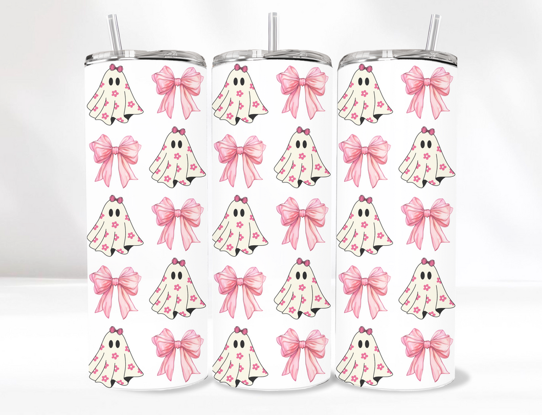 Ghost & Bows Tumbler 20 Oz